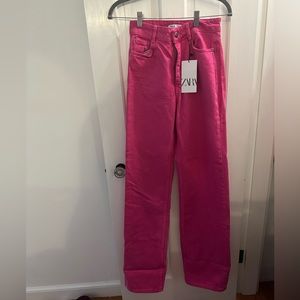 Zara jeans, new with tags, never worn, great condition, pink